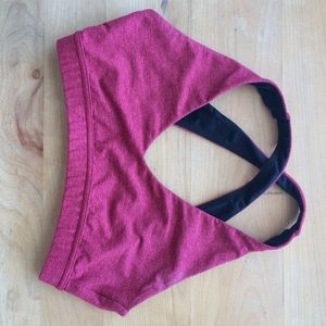 P’tula, Bare V sports bra.